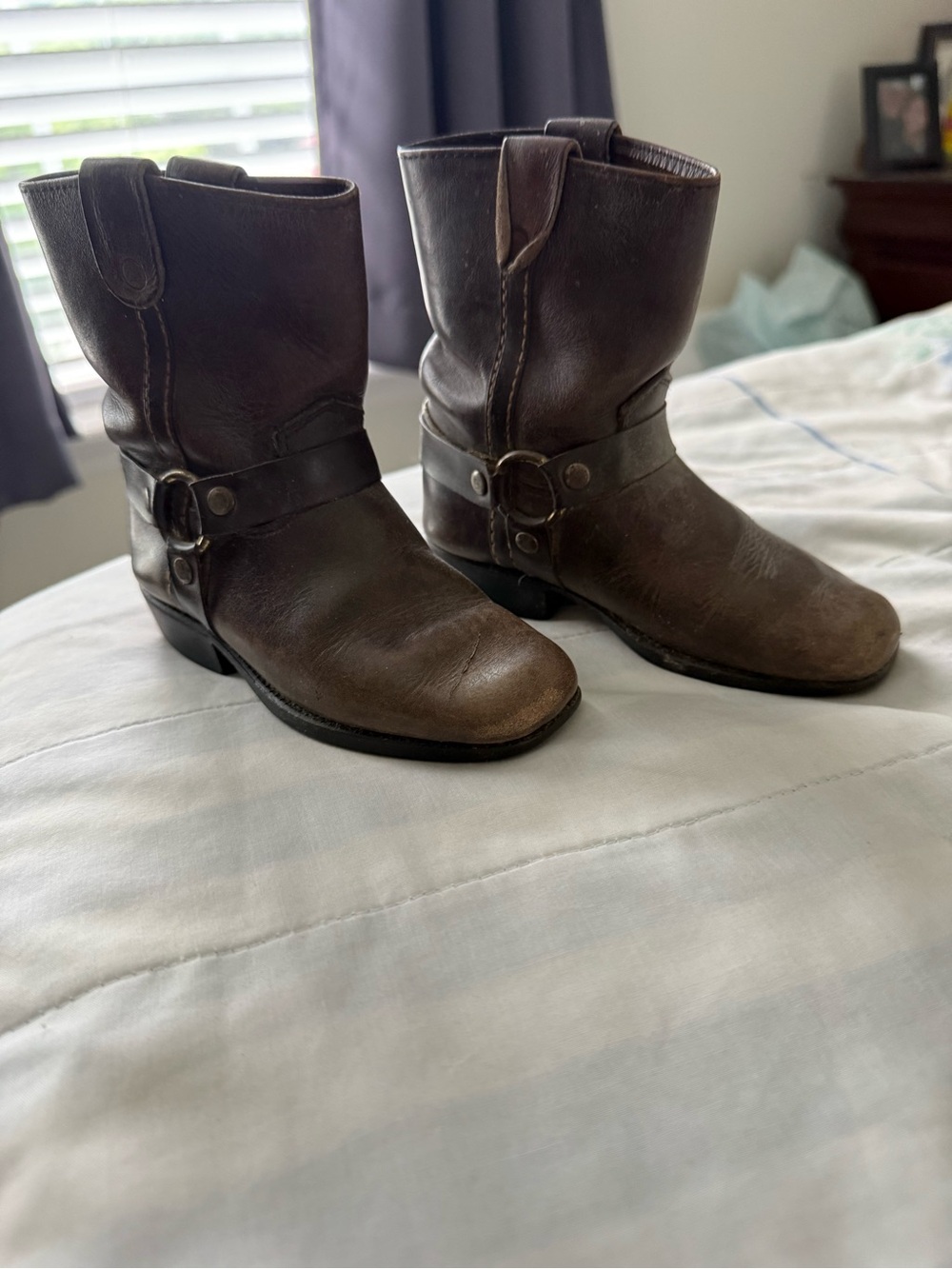 Vintage leather boots